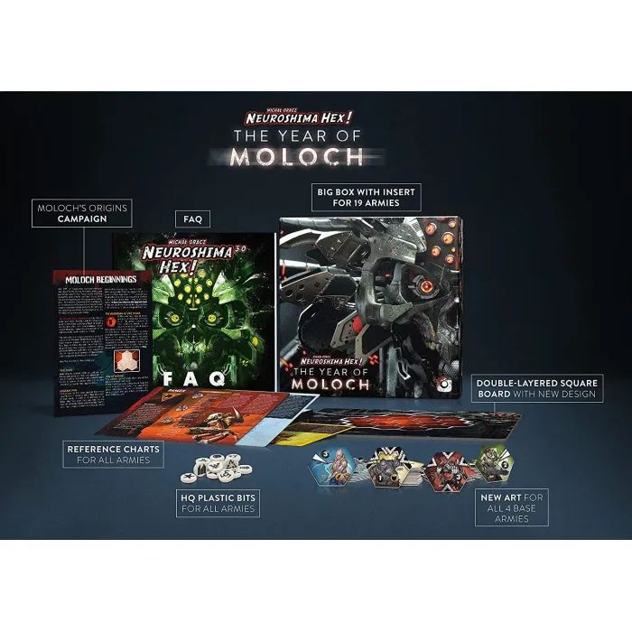 Настільна гра Portal Games Neuroshima Hex 3.0 The Year of Moloch (Нейрошима Хекс 3.0 Рік Молоха), Англійська (5902560383621) зображення 3