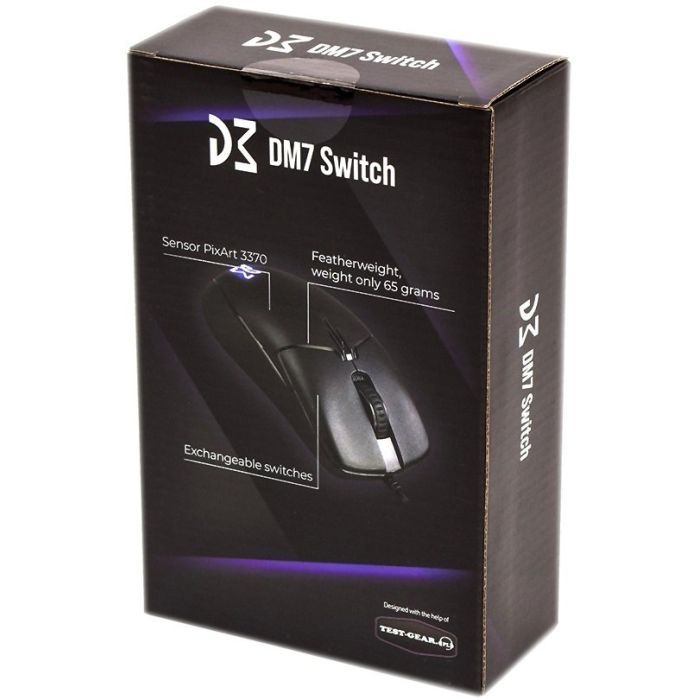 Мишка Dream Machines DM7 Switch Kailh PA 3370 Black (DM7_SWITCH) зображення 8