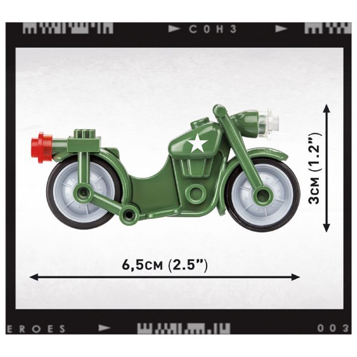 Конструктор Cobi Company of Heroes 3 USA Центр Авиаподдержки, 652 детали (COBI-3042) изображение 4