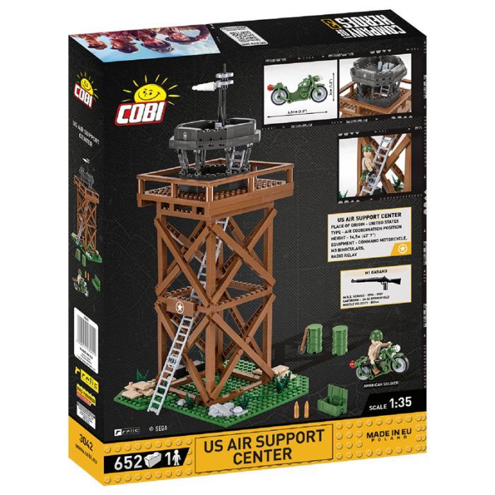 Конструктор Cobi Company of Heroes 3 USA Центр Авиаподдержки, 652 детали (COBI-3042) изображение 9