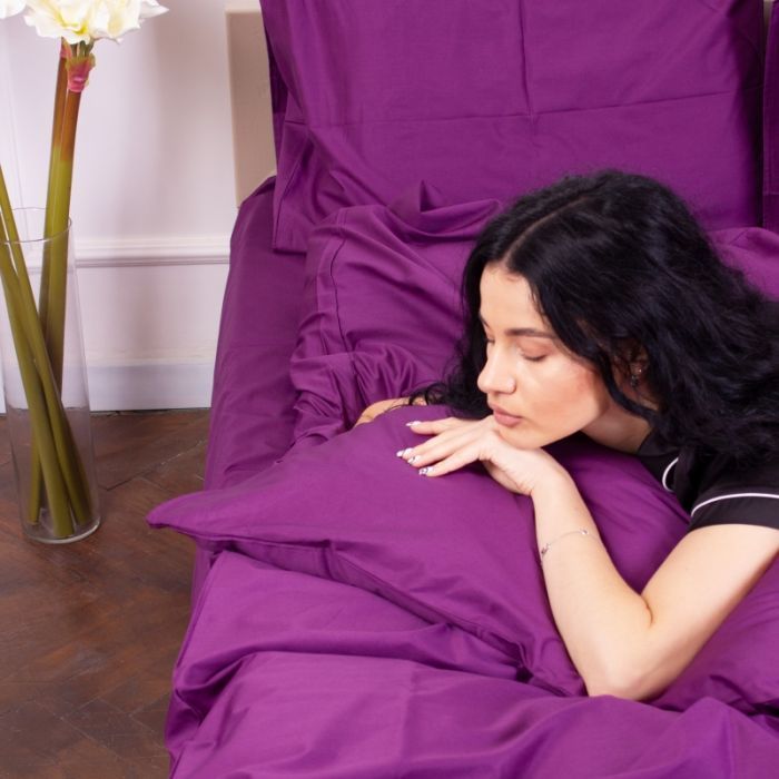 Постельное белье MirSon Сатин 0846 Lilac 220х240 King Size (2200002025867) изображение 10