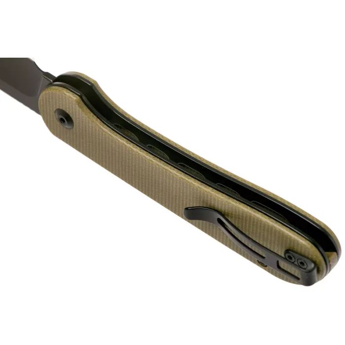 Нож Civivi Button Lock Elementum Olive Micarta (C2103B) изображение 5