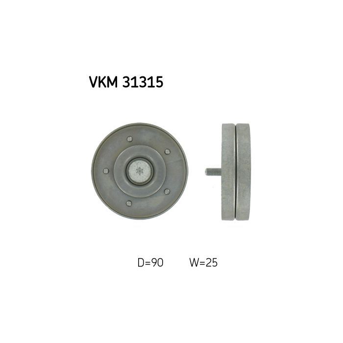 Ролик натягувача ременя SKF VKM 31315