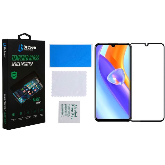 Скло захисне BeCover ZTE Blade A72/A72s/V40 Vita Black (708391) зображення 3