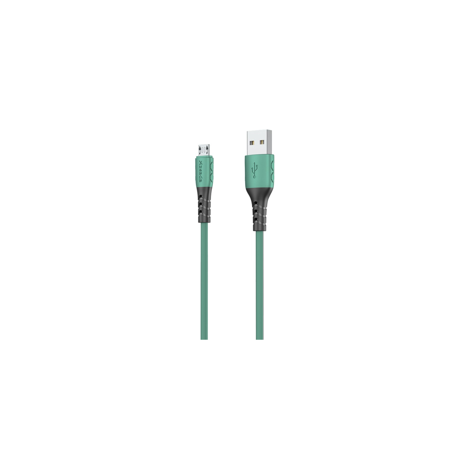 Дата кабель USB 2.0 AM to Micro 5P 1.0m PD-B51m Green Proda (PD-B51m-GR) зображення 2