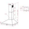 Витяжка кухонна Perfelli K 5202 BL 700 LED зображення 11