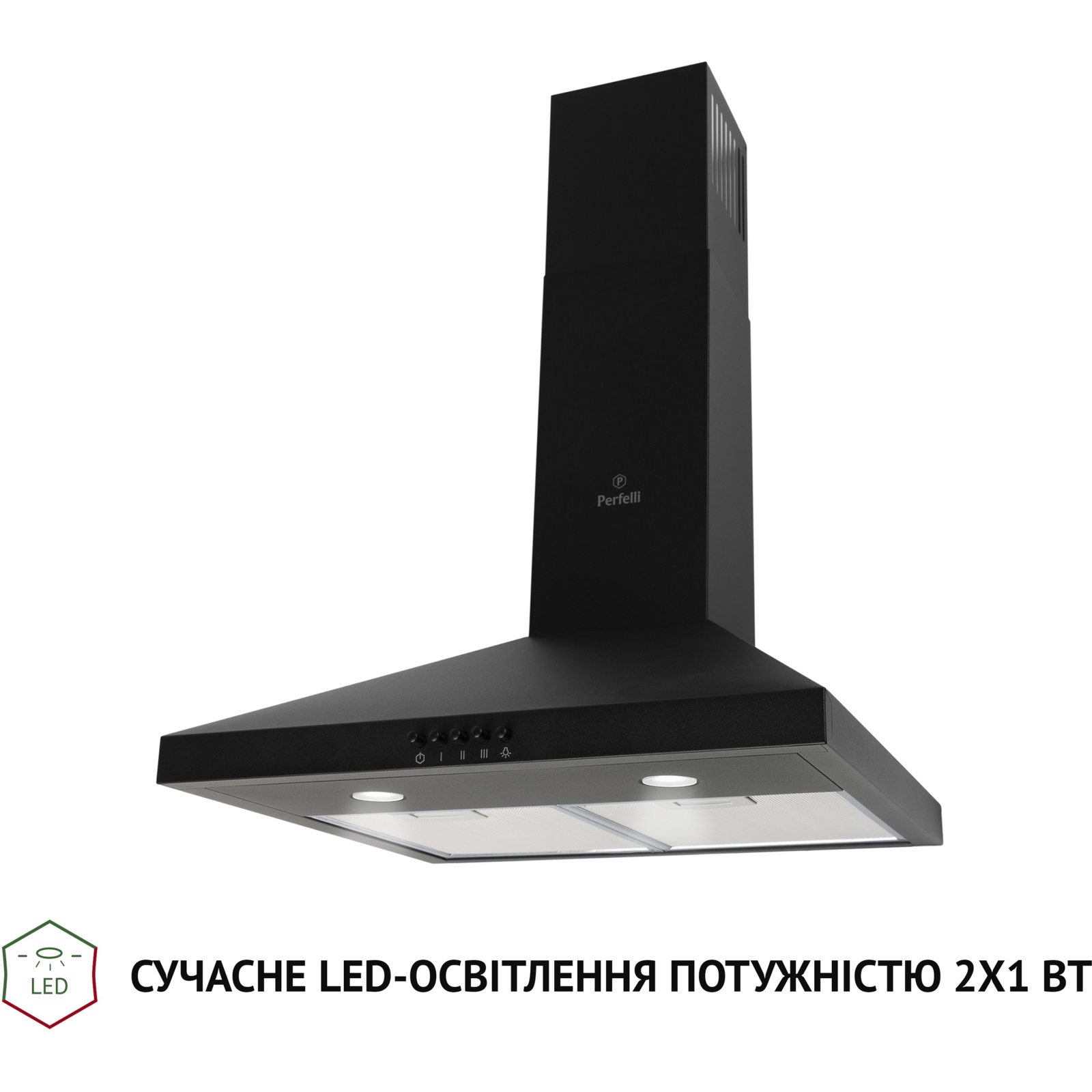 Вытяжка кухонная Perfelli K 5202 SG 700 LED изображение 3