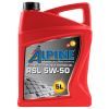 Моторное масло Alpine 5W-50 RSL 5л (1425-5)