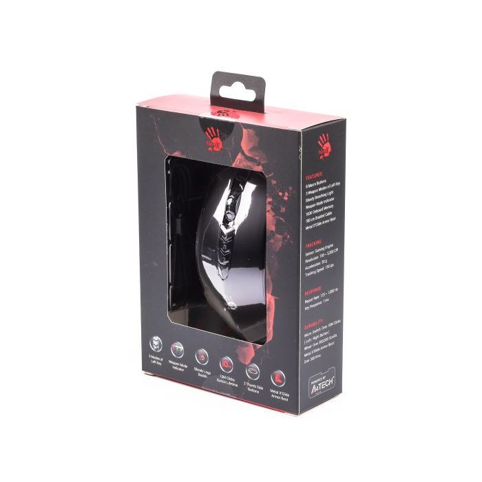 Мышка A4Tech Bloody V8MA Black изображение 7