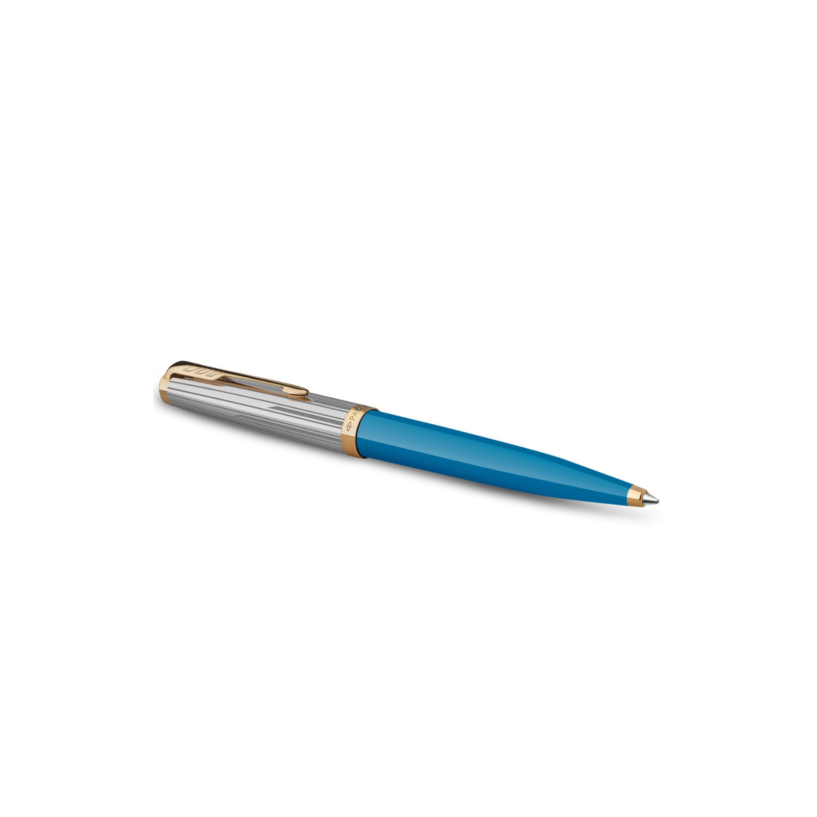 Ручка шариковая Parker 51 Premium Turquoise GT BP (56 432) изображение 2