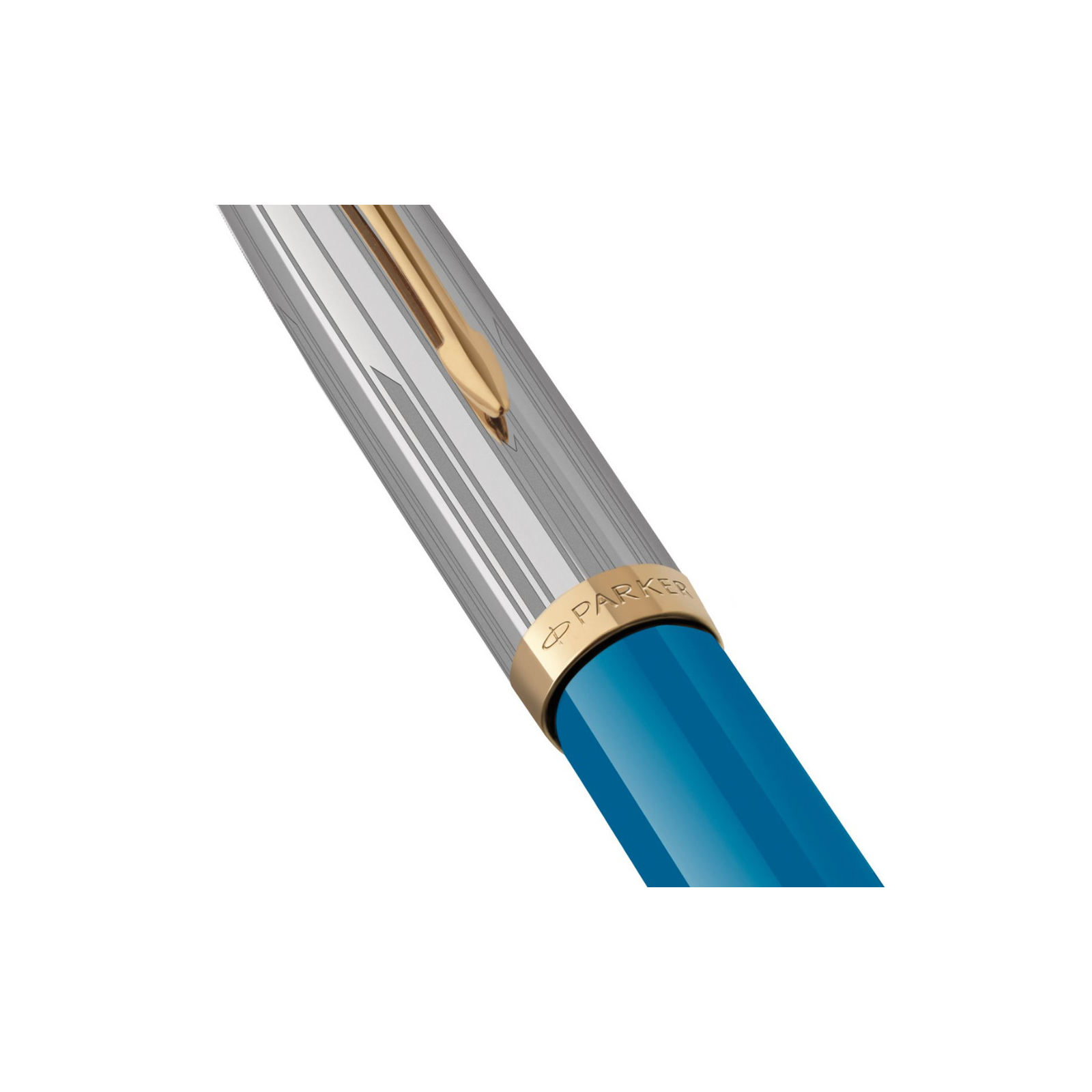 Ручка шариковая Parker 51 Premium Turquoise GT BP (56 432) изображение 4