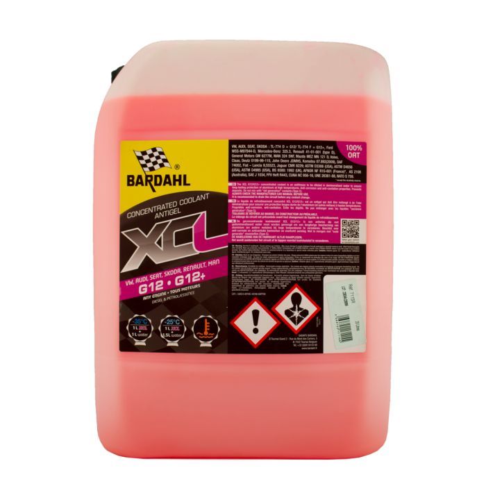 Антифриз BARDAHL G12+ RED ANTIFREEZE - ANTIGEL ROUGE красный 5л (7113R)