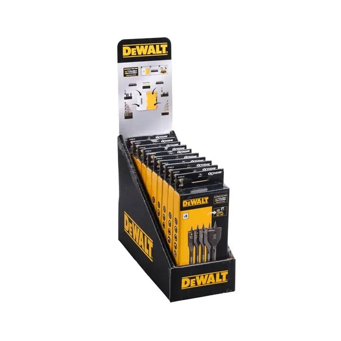Набір свердл DeWALT в касеті для Tough Case, перових EXTREME IMPACT по дереву, 6 шт (DT70832) зображення 3