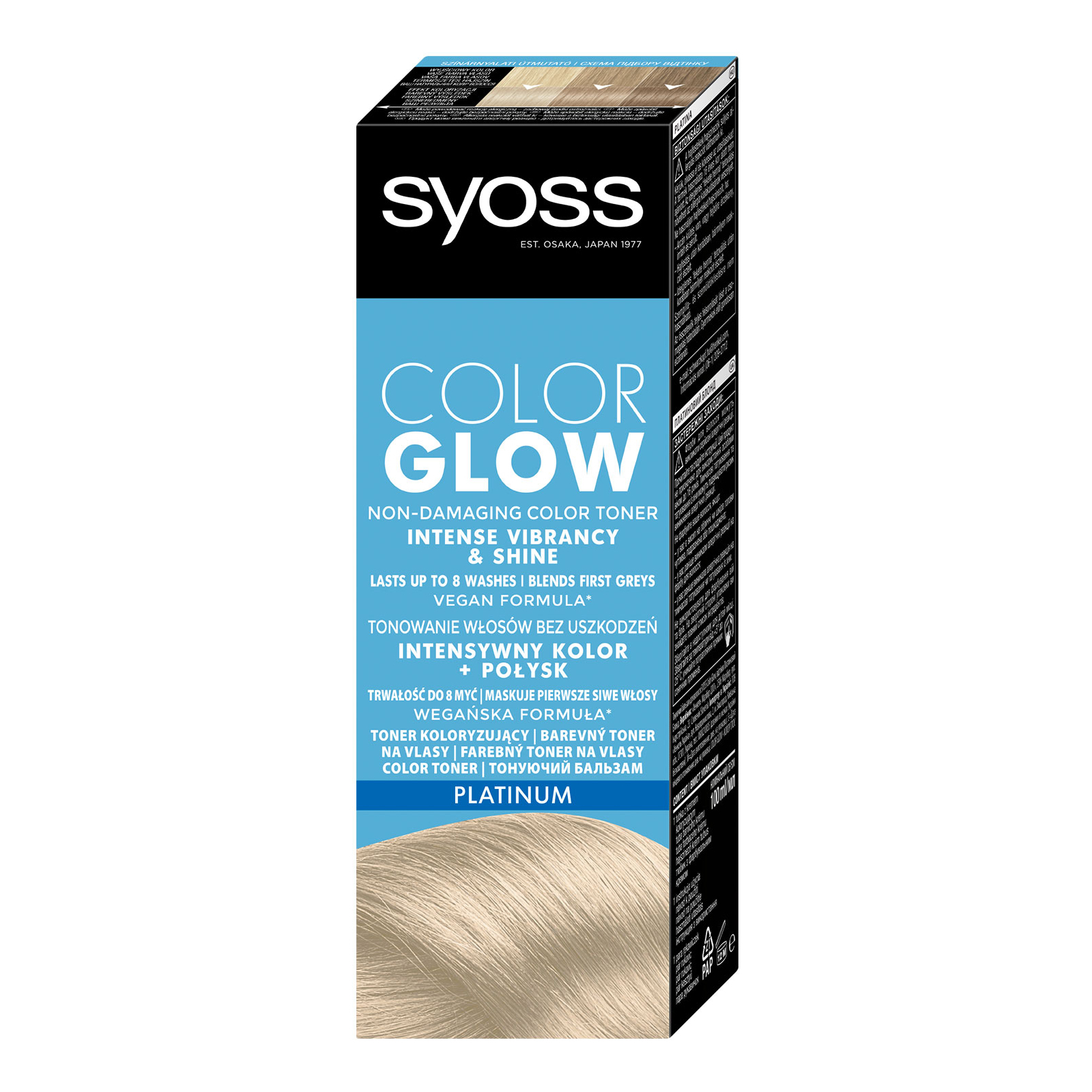 Оттеночный бальзам Syoss Color Glow Platinum – Платиновый Блондин 100 мл (9000101679267) изображение 2