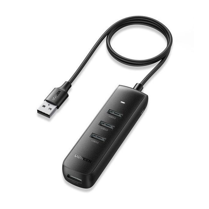 Концентратор Ugreen CM416 4-port 1.0m USB2.0 active (80657)