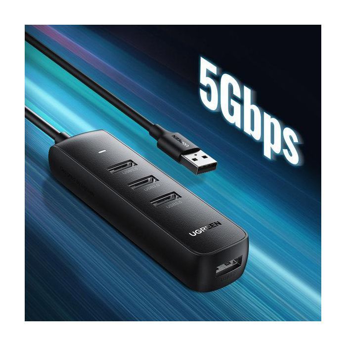 Концентратор Ugreen CM416 4-port 1.0m USB2.0 active (80657) изображение 3