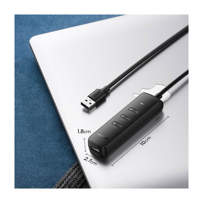 Концентратор Ugreen CM416 4-port 1.0m USB2.0 active (80657) изображение 4