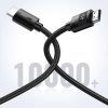 Кабель мультимедійний HDMI to HDMI 5.0m V2.0 HD119 Cafule Ugreen (40103) зображення 4