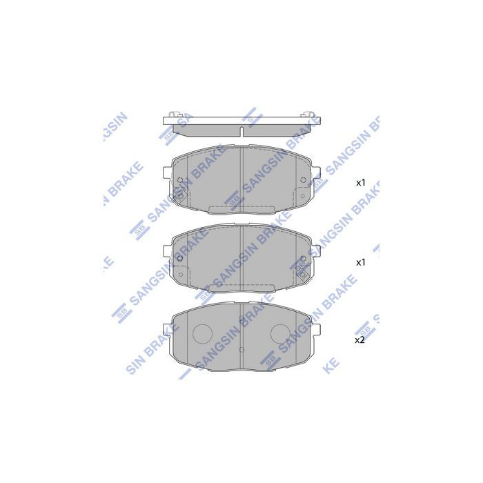 Гальмівні колодки HI-Q SP1162