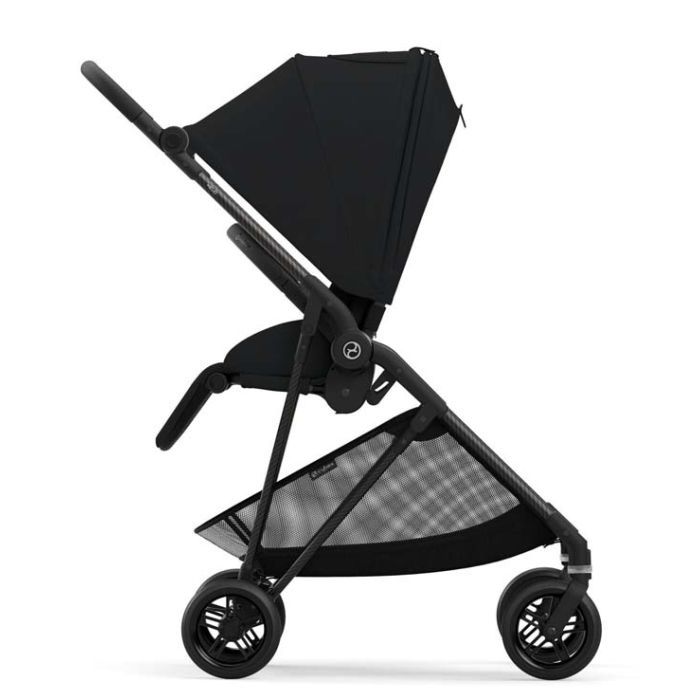 Коляска Cybex Melio Carbon Moon Black (з бампером) (522002639) зображення 3