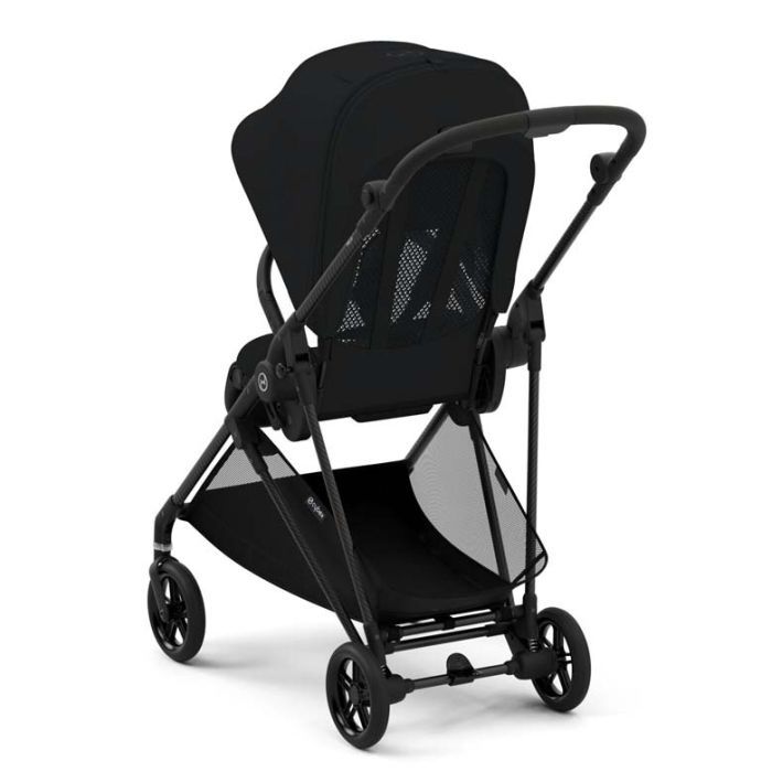 Коляска Cybex Melio Carbon Moon Black (з бампером) (522002639) зображення 6