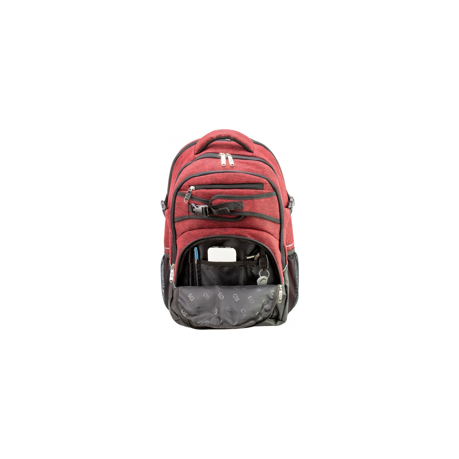 Рюкзак школьный Cool For School Красный с коричневым 175+ см (CF86745-03) изображение 2