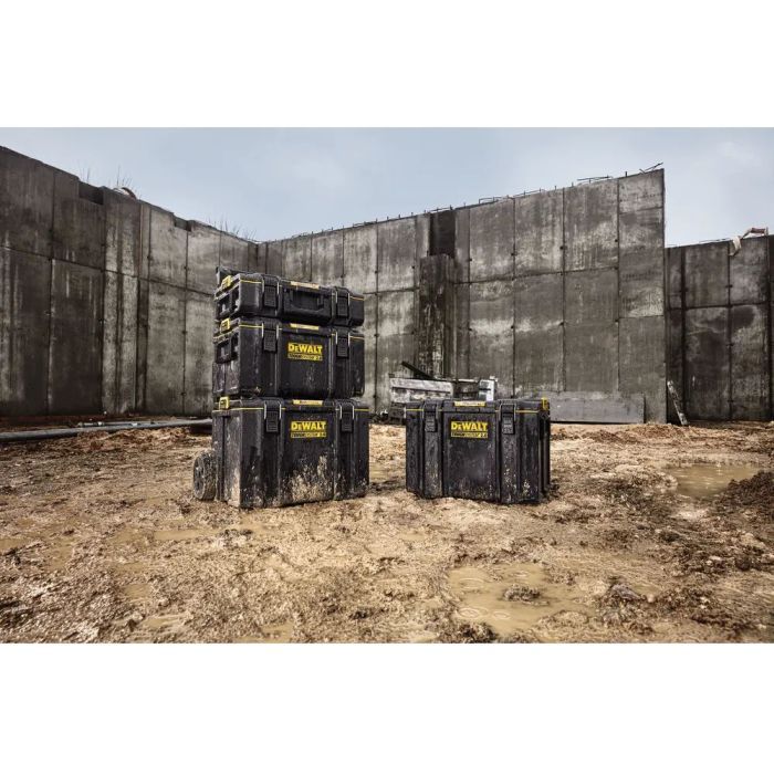 Ящик для інструментів DeWALT комплект TOUGHSYSTEM 2.0, 3 ящики на візку (DWST83401-1) зображення 11
