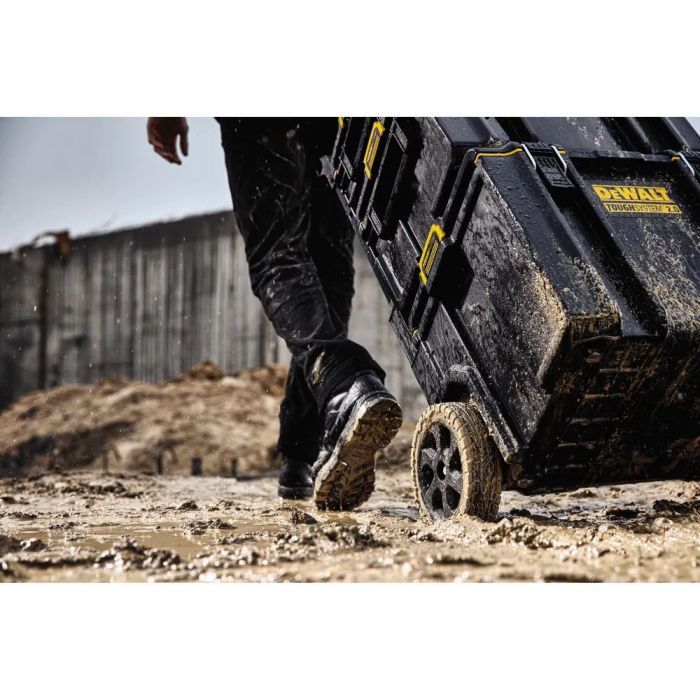 Ящик для інструментів DeWALT комплект TOUGHSYSTEM 2.0, 3 ящики на візку (DWST83401-1) зображення 5