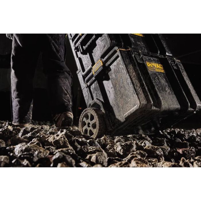 Ящик для інструментів DeWALT комплект TOUGHSYSTEM 2.0, 3 ящики на візку (DWST83401-1) зображення 8