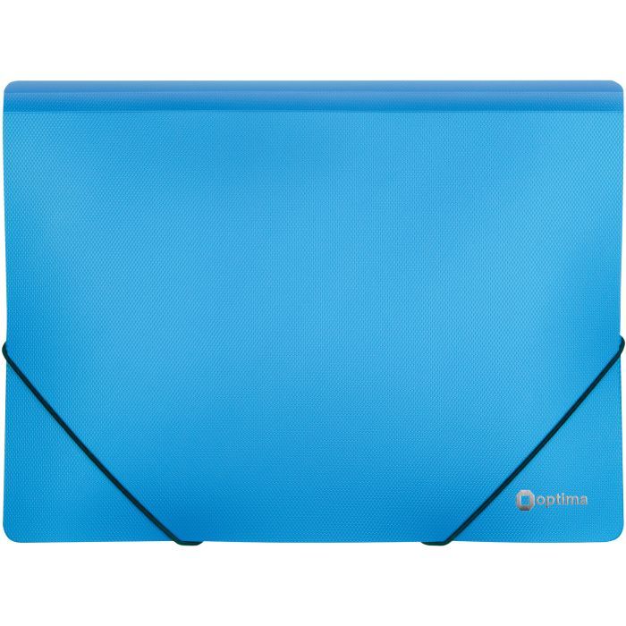 Папка на резинках Optima А4 двухцветная, оранжевая (O30698-06)