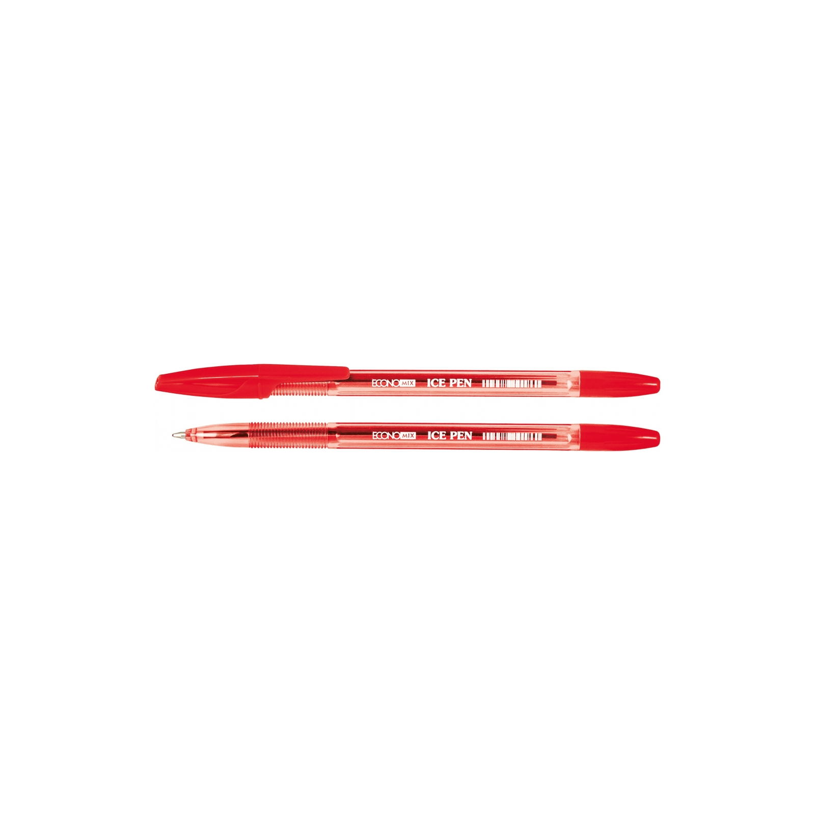 Ручка шариковая Economix ICE PEN 0,5 мм, красный (E10186-03)