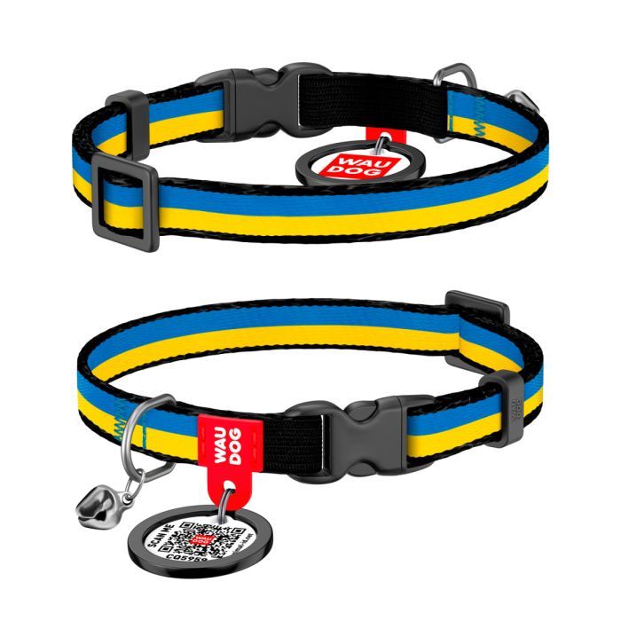 Нашийник для тварин WAUDOG Colors of freedom з QR паспортом XS 20-30 см (5210-4020) зображення 5