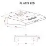 Вытяжка кухонная Perfelli PL 6022 BL LED изображение 10