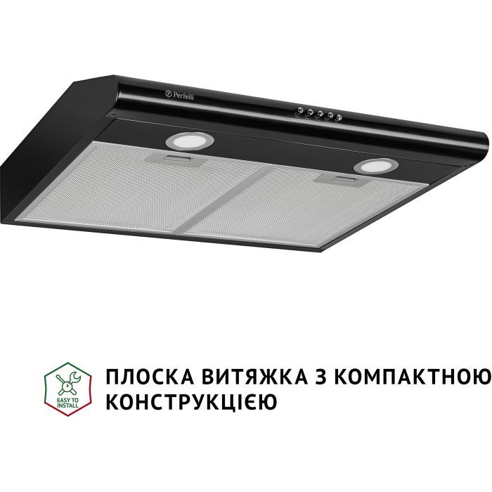 Витяжка кухонна Perfelli PL 6022 BL LED зображення 2