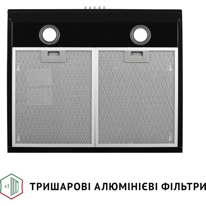 Витяжка кухонна Perfelli PL 6022 BL LED зображення 6
