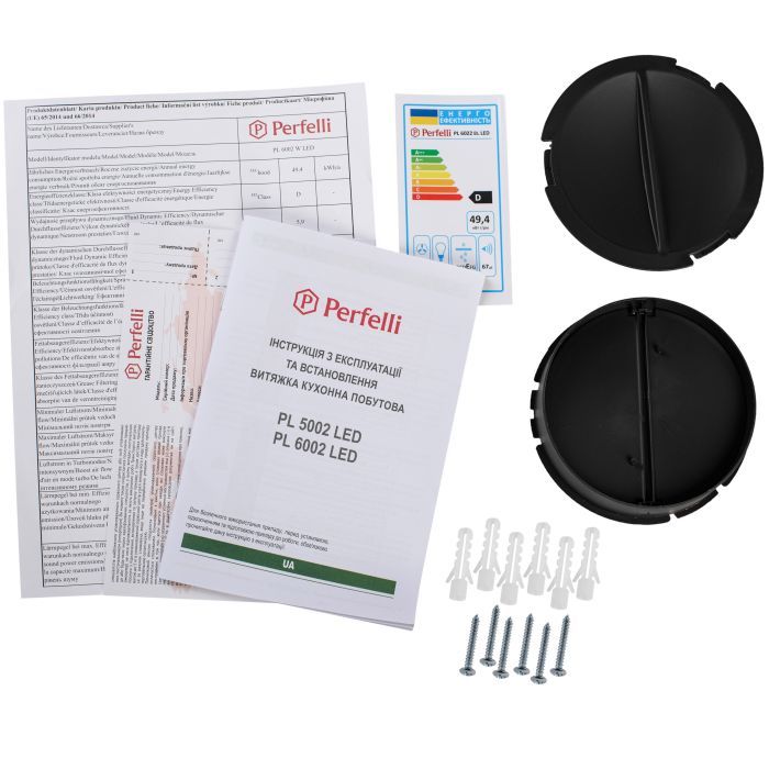 Витяжка кухонна Perfelli PL 6022 BL LED зображення 9