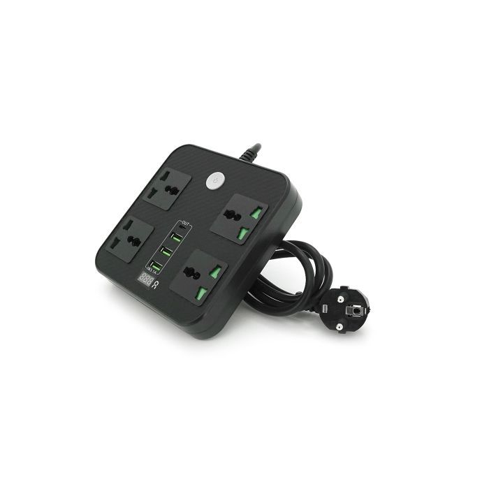 Сетевой фильтр питания Voltronic TВ-Т90, 4роз, 3*USB Black (ТВ-Т90-Black) изображение 4