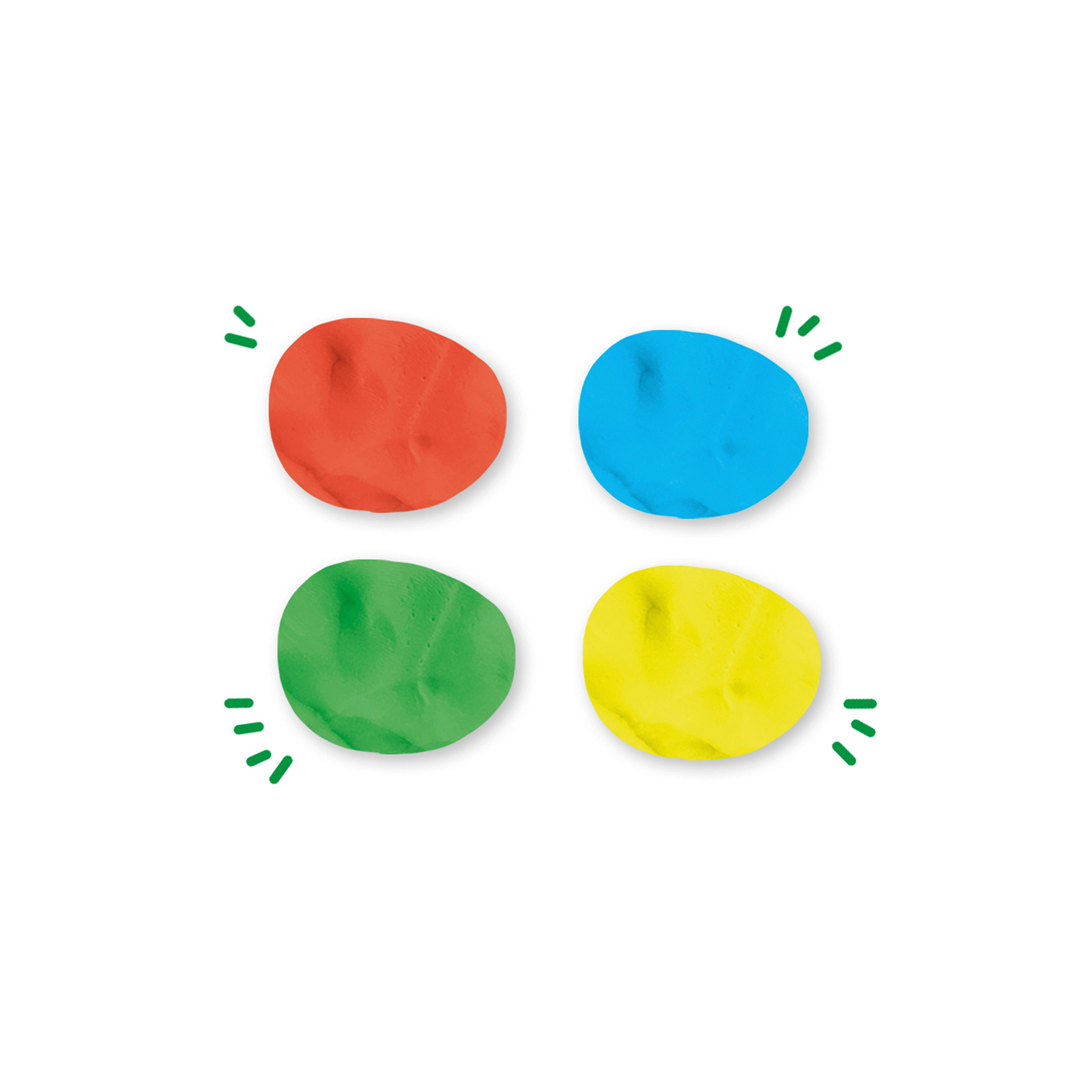 Набор для творчества Ses Feel good dough - Цвета (4 баночки Незасыхающая масса для лепки) (00511S) изображение 3