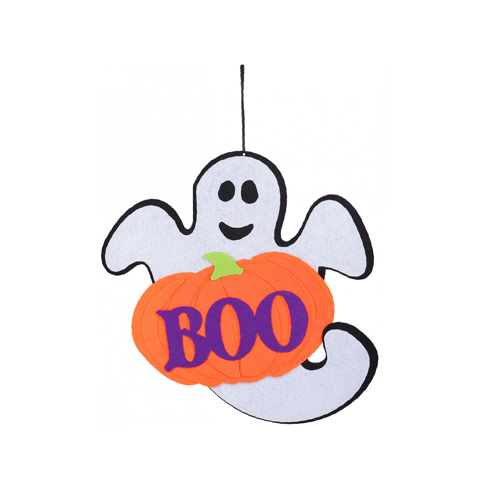 Украшение декоративное YES! Fun Хэллоуин "Призрак", 62 см, фетр (973703)