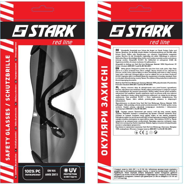 Захисні окуляри Stark SG-02D темні (515000003) зображення 6