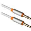 Кабель мультимедийный AUX Audio 3.5mm M/M 1.2m JACK01-03 white Defender (87513)