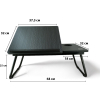 Столик для ноутбука XoKo до 22" Black Wood (XK-NTB-005-BK) изображение 4