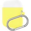 Чехол для наушников Armorstandart Hang Case для Apple AirPods Yellow/White (ARM53767)