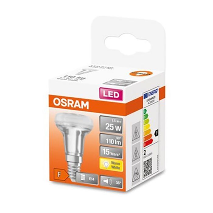 Лампочка Osram LED R39 25 36 1,5W/827 230V E14 (4058075433243) изображение 4