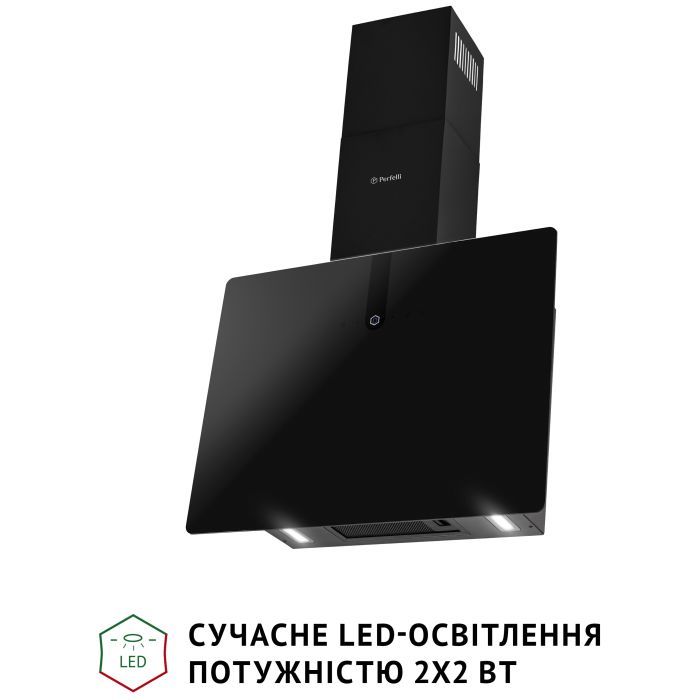 Витяжка кухонна Perfelli PIANO NERO зображення 3