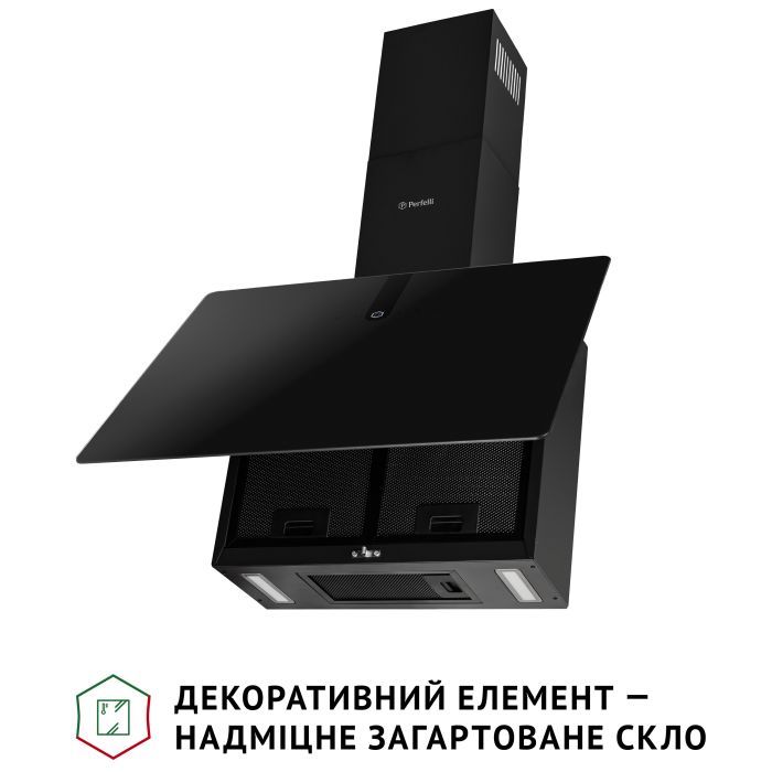 Витяжка кухонна Perfelli PIANO NERO зображення 5