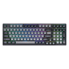 Клавиатура Akko 3098B BlackCyan 98Key CS Jelly White Hot-swappable UA RGB Black (6925758617635) изображение 8