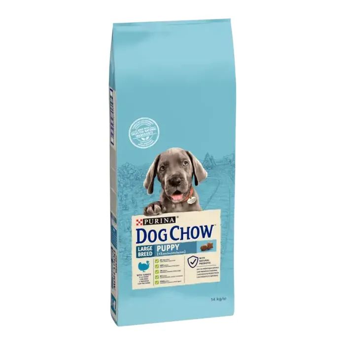 Сухий корм для собак Purina Dog Chow Puppy Large Breed зі смаком індички 14 кг (7613034487919) зображення 3