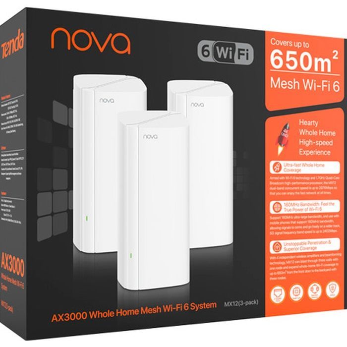 Точка доступу Wi-Fi Tenda MX12(3-pack) зображення 4