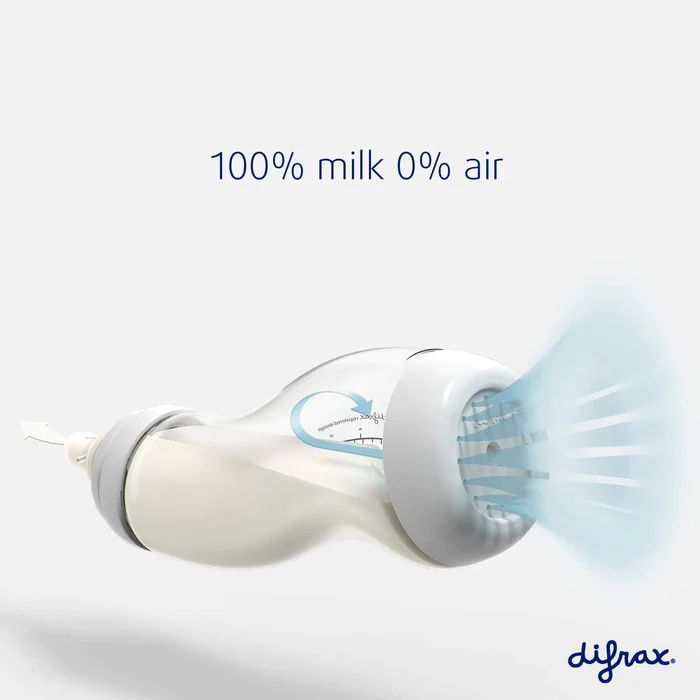 Бутылочка для кормления Difrax S-bottle Wide с силиконовой соской, 310 мл (707 Brick) изображение 4